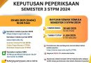 Keputusan Semester 3 dan Ulangan Semester 2 STPM 2024